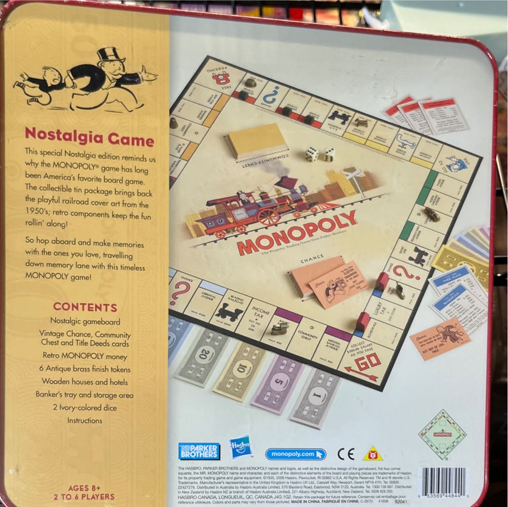 Monopoly, Nostalgic, Edition, Kmart, Exclusive  (2 To 6) board game collectible [Barcode 653569448440] - Main Image 2