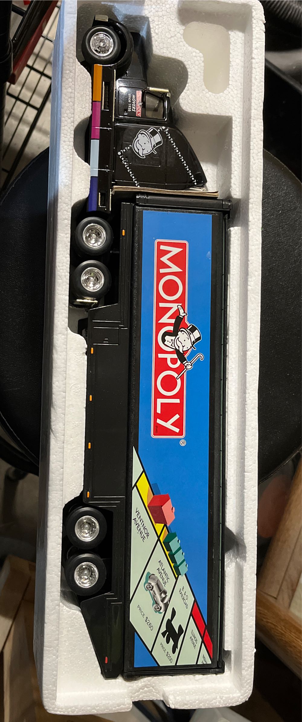 Game, Movers, Diecast, Monopoly Game Truck  board game collectible [Barcode 076930576816] - Main Image 2