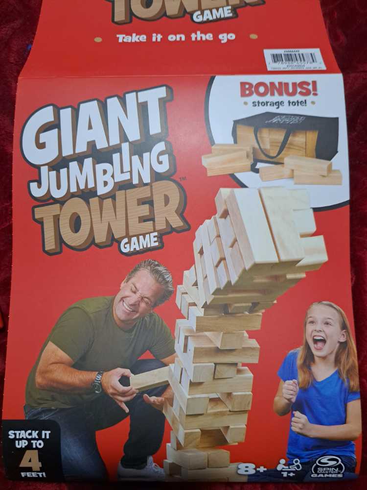 Giant Jumbling Tower Game  (1+) board game collectible - Main Image 2