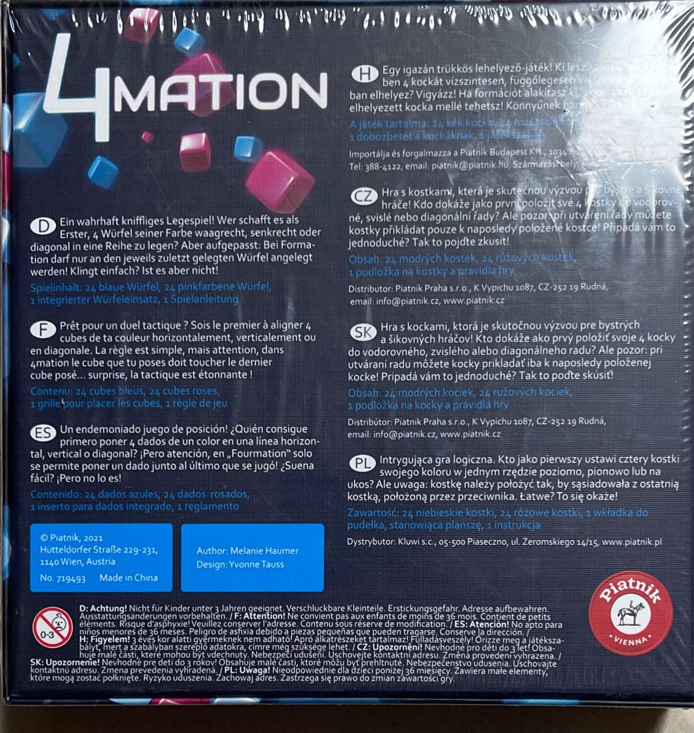 4mation  (2) board game collectible [Barcode 9001890719493] - Main Image 2