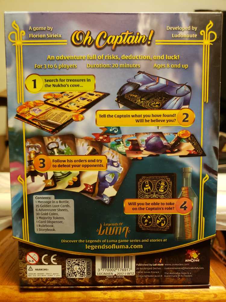 Oh Captain!  board game collectible [Barcode 3770002176917] - Main Image 2