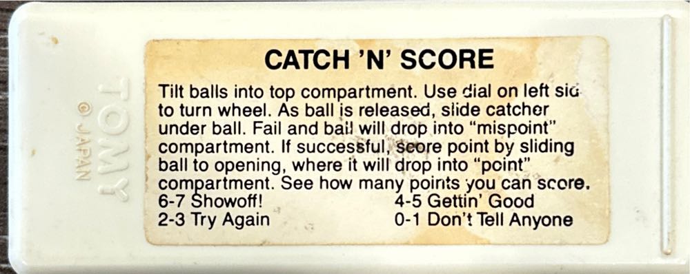 Mini Catch ‘N’ Score  board game collectible - Main Image 2