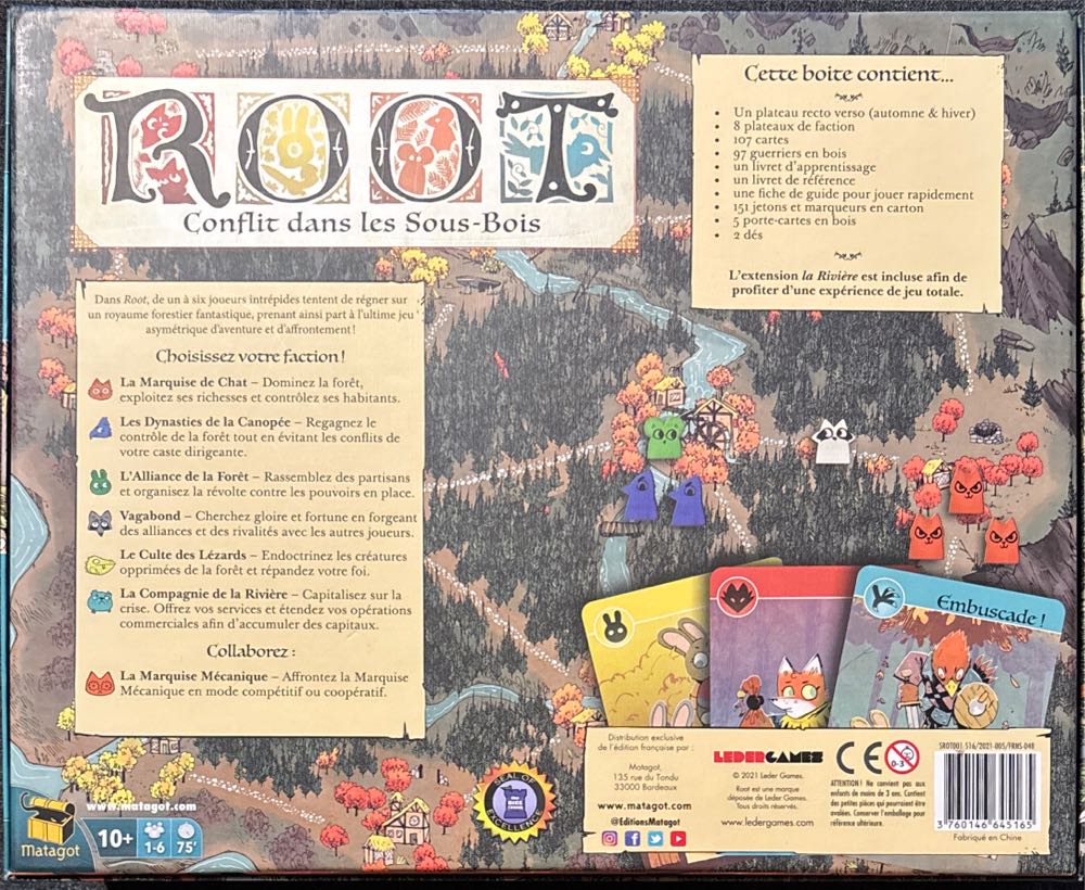 Root Conflit Dans Les Sous-Bois  (1-6) board game collectible [Barcode 3760146645165] - Main Image 2
