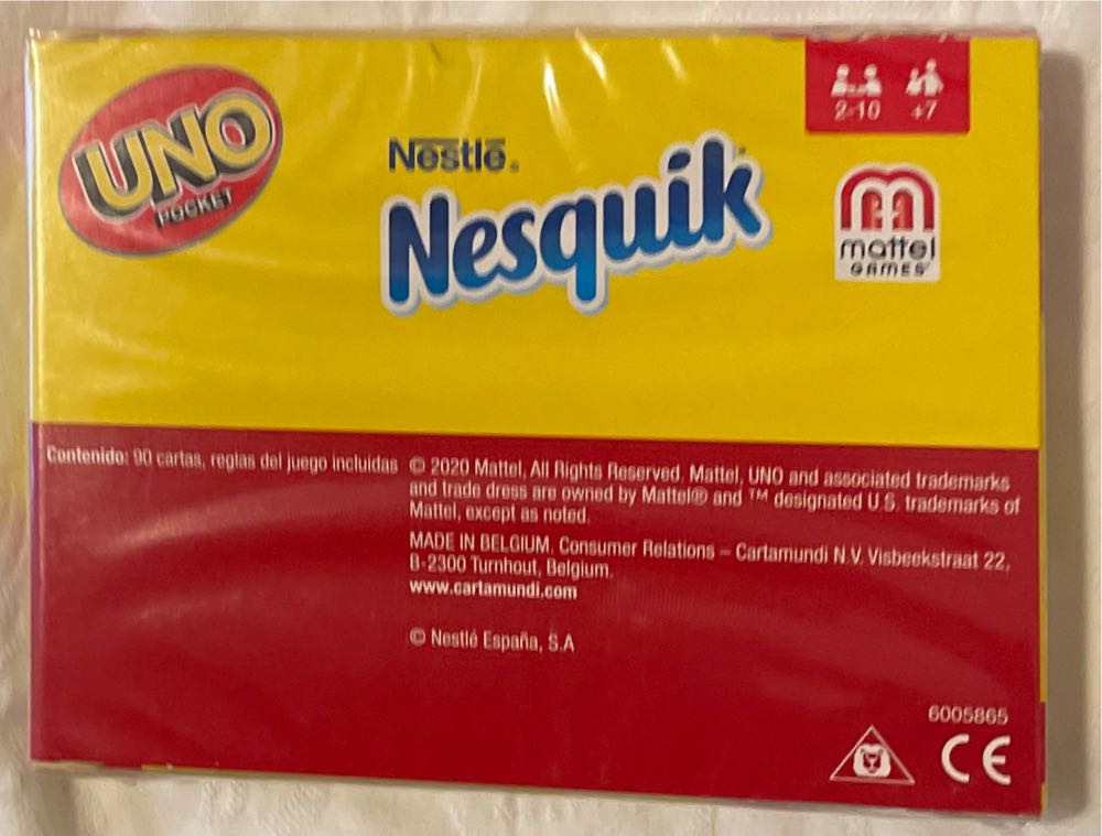 Nesquick Pocket Uno  board game collectible - Main Image 2