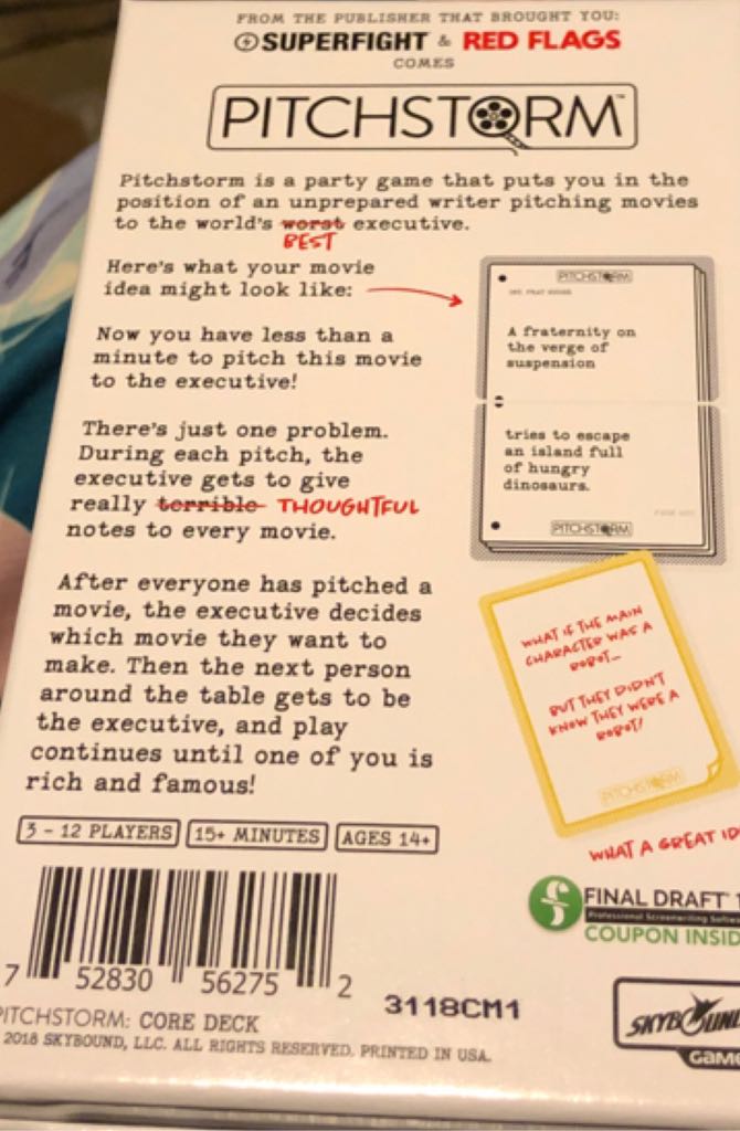 Pitchstorm  (3-12) board game collectible [Barcode 752830562752] - Main Image 2