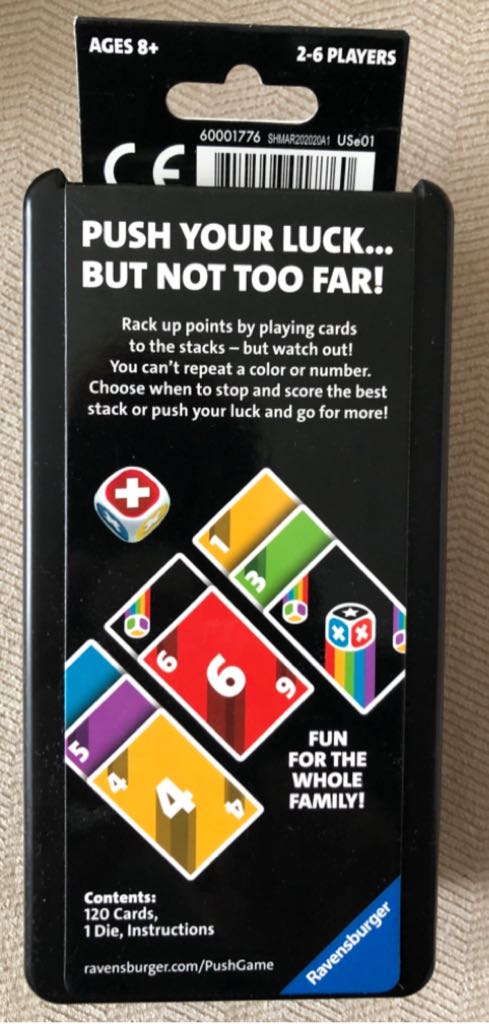 Push  (2-6) board game collectible [Barcode 810558017760] - Main Image 2