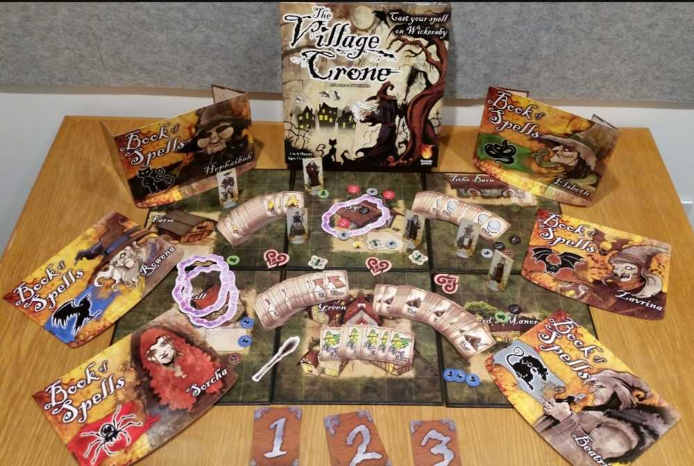 The Village Crone  (1-6) board game collectible [Barcode 850680002081] - Main Image 3