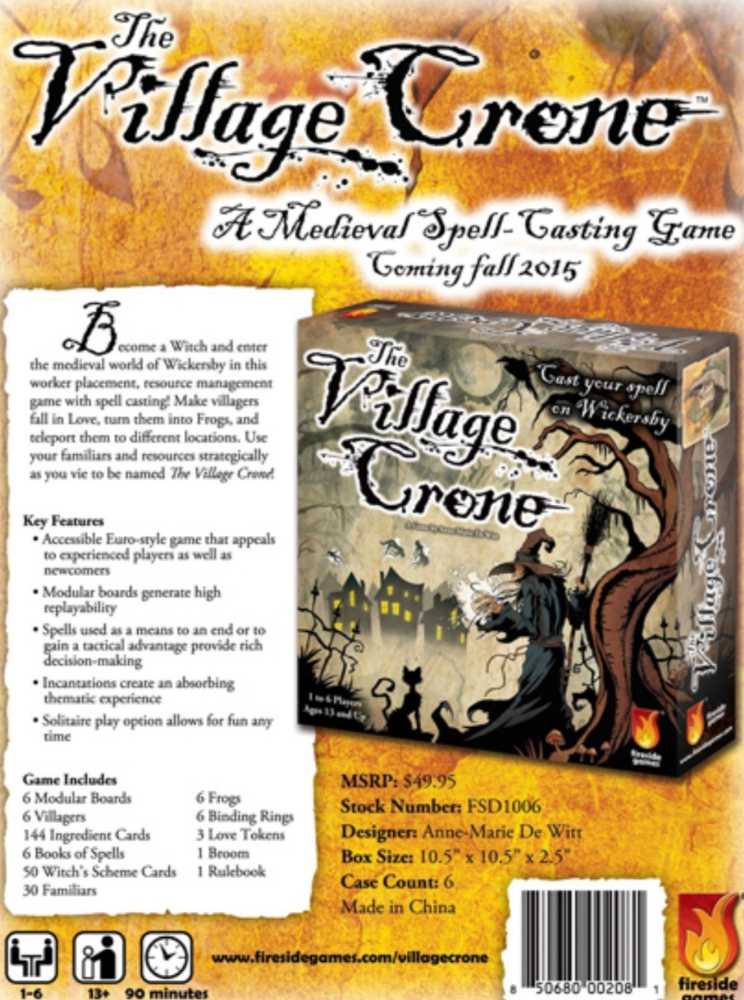 The Village Crone  (1-6) board game collectible [Barcode 850680002081] - Main Image 4