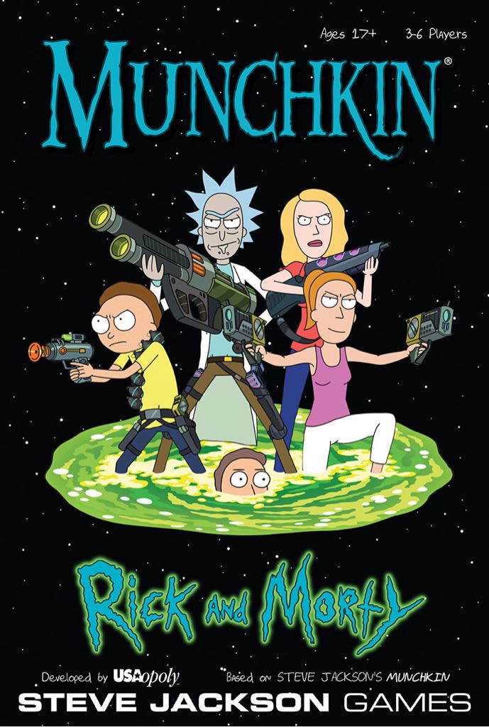 Munchkin Rick And Morty  (3-6) board game collectible [Barcode 700304048714] - Main Image 1