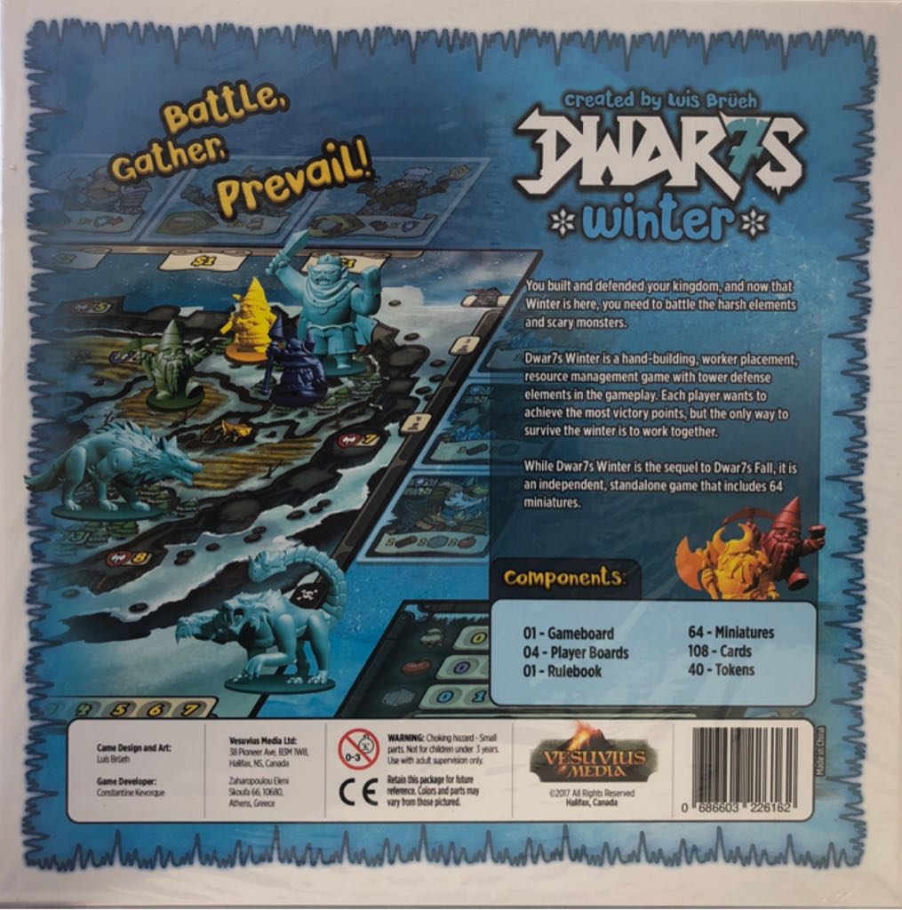 Dwar7s Winter  (1 to 4) board game collectible [Barcode 686603226162] - Main Image 2