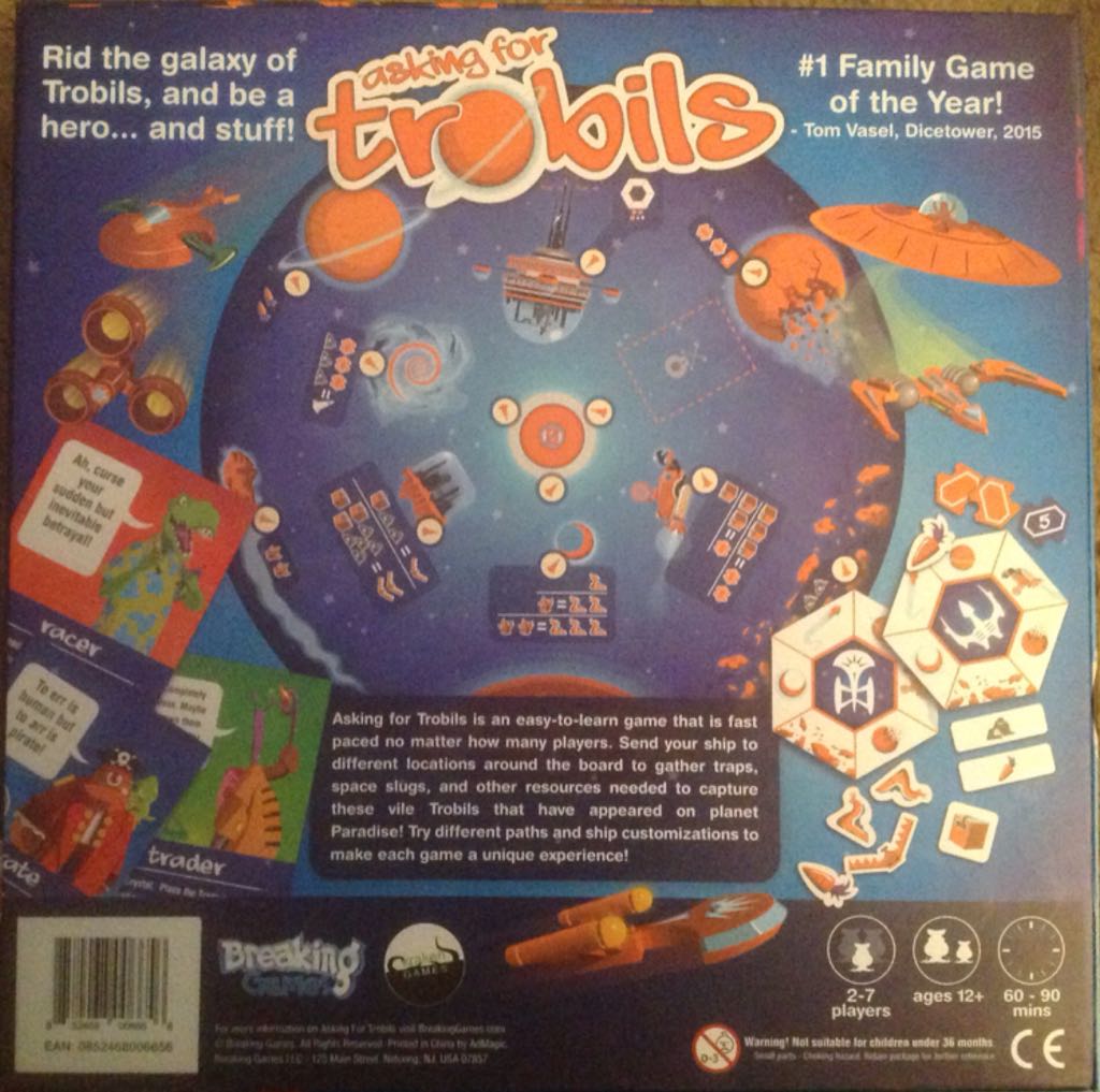 Asking For Trobils  (2-7) board game collectible [Barcode 852468006656] - Main Image 2