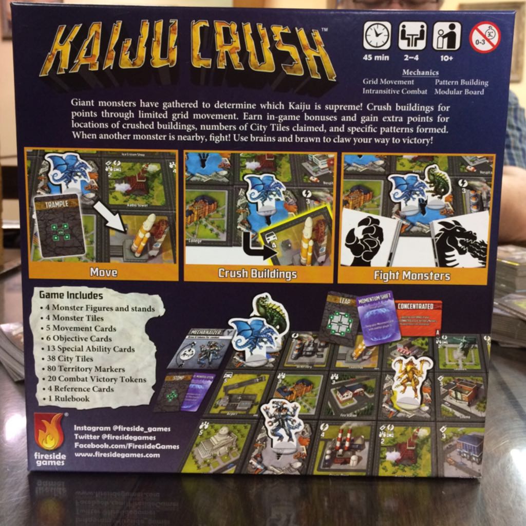 Kaiju Crush  (2-4) board game collectible [Barcode 850680002159] - Main Image 2