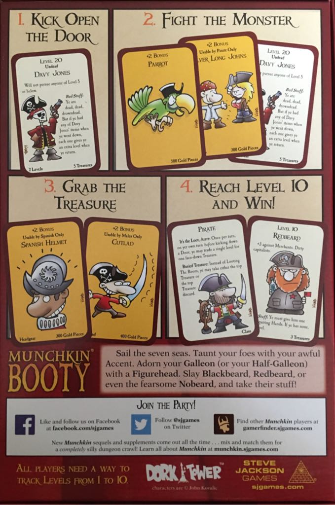 Munchkin Booty  (3-6) board game collectible [Barcode 837654320600] - Main Image 2