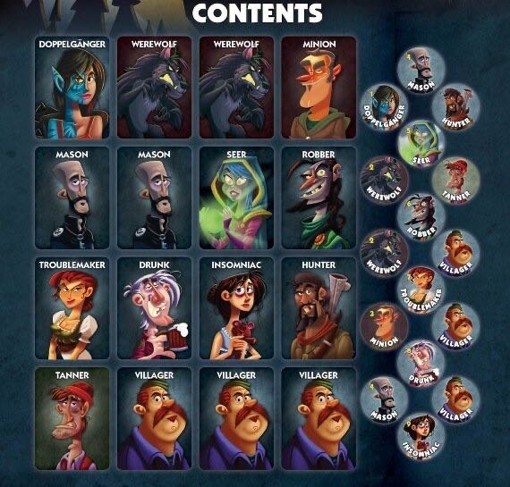 One Night: Ultimate Werewolf  (10) board game collectible [Barcode 689070013563] - Main Image 3