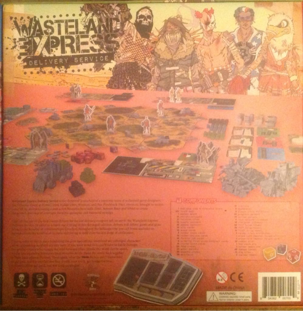 Wasteland Express Delivery Service  (2-5) board game collectible [Barcode 854382007009] - Main Image 2