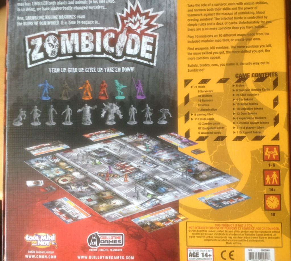 Zombicide  (1 to 6) board game collectible [Barcode 817009014248] - Main Image 2