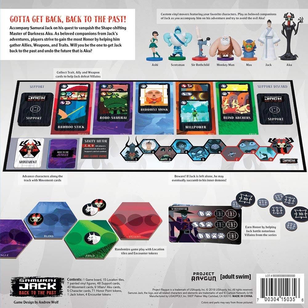 Samurai Jack Back to the Past  board game collectible [Barcode 700304150356] - Main Image 2