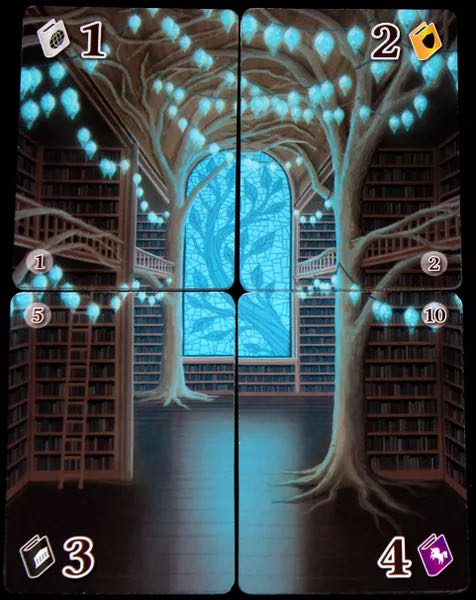 Fire in the Library  (1-6) board game collectible [Barcode 752830068568] - Main Image 4