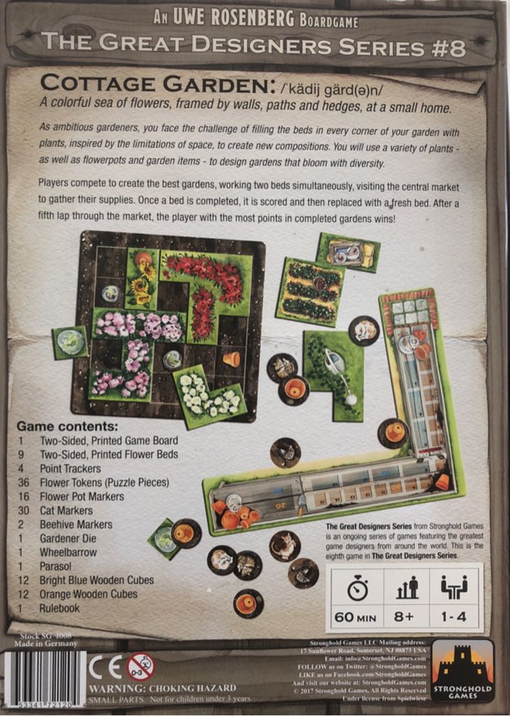 Cottage Garden  (1-4) board game collectible [Barcode 653341721204] - Main Image 2