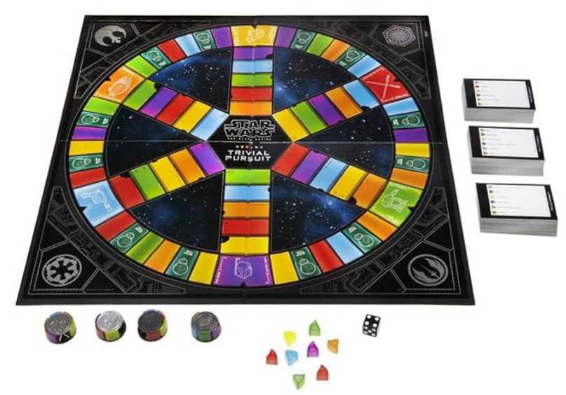 Trivial Pursuit: Star Wars: Black Series, The  (2-4) board game collectible [Barcode 630509463893] - Main Image 3