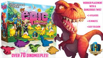 Tiny Epic Dinosaurs  (1-4) board game collectible [Barcode 728028482805] - Main Image 2