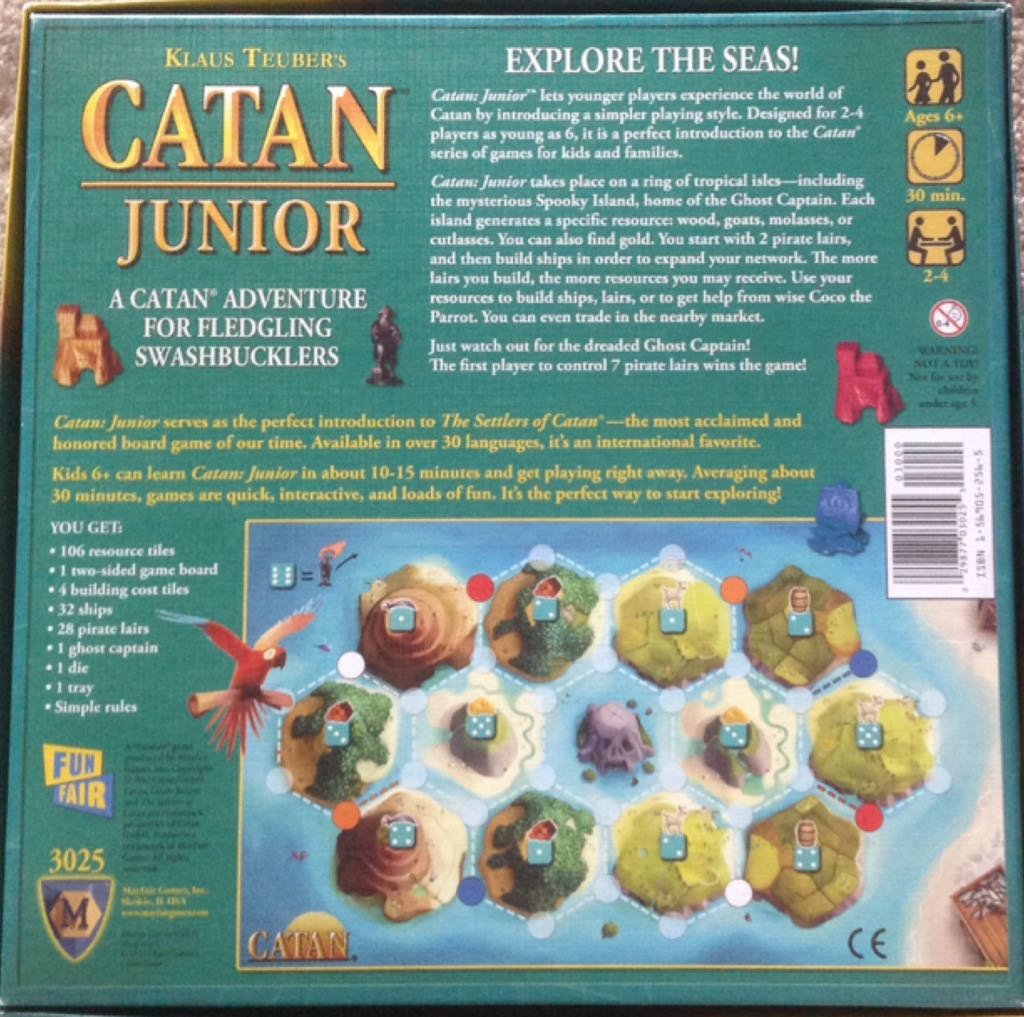 Catan Junior  (2-4) board game collectible [Barcode 029877030255] - Main Image 2