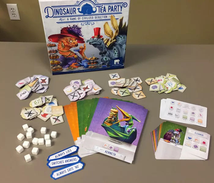 Dinosaur Tea Party  (3-5) board game collectible [Barcode 867825000352] - Main Image 4