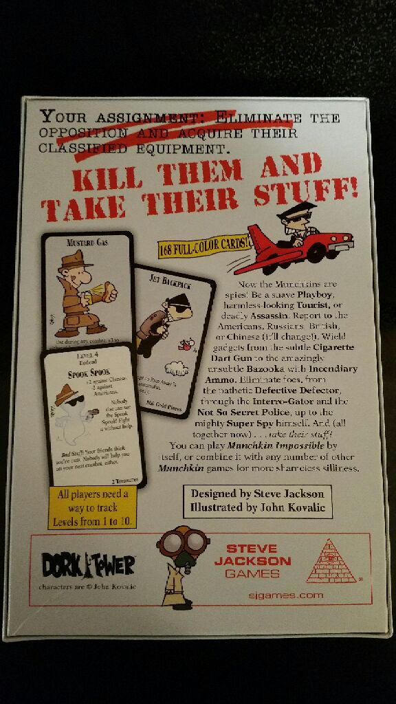 Munchkin Impossible  (3-6) board game collectible [Barcode 837654320969] - Main Image 2