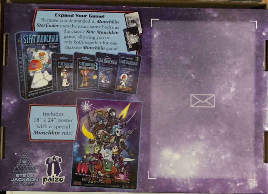 Munchkin Starfinder: I Want It All!  (3-6) board game collectible [Barcode 080742099951] - Main Image 2