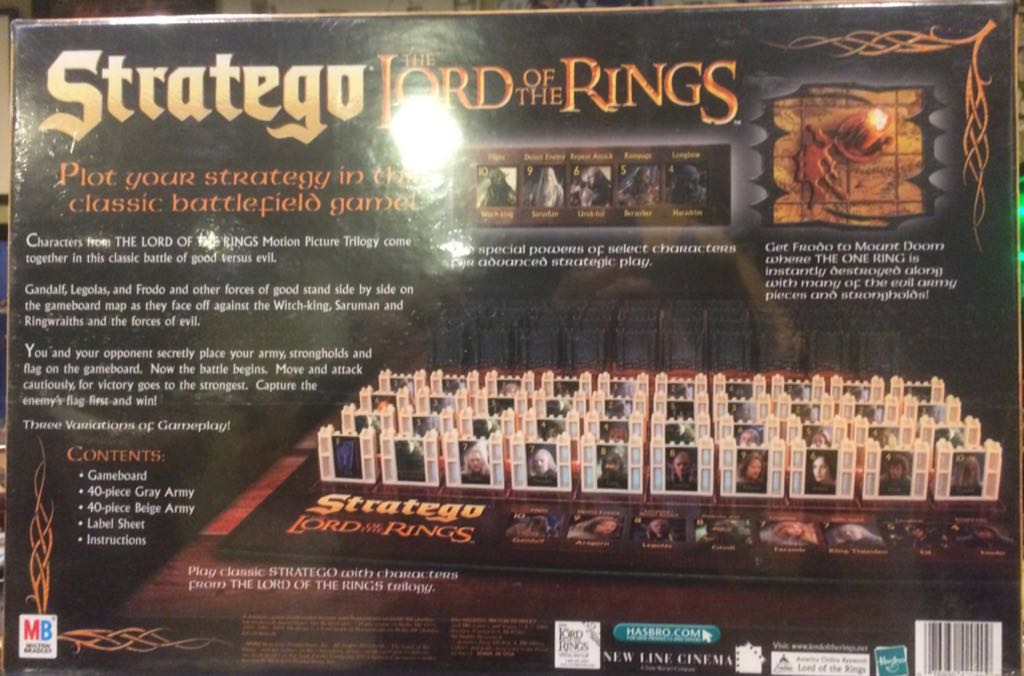 Stratego Lord Of The Rings  (2) board game collectible [Barcode 076930420409] - Main Image 2