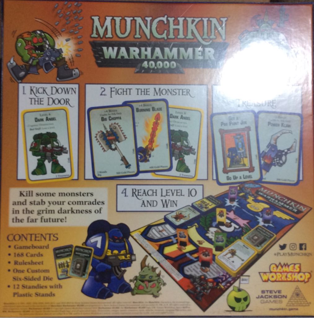Munchkin Warhammer 40,000  board game collectible [Barcode 080742099562] - Main Image 2