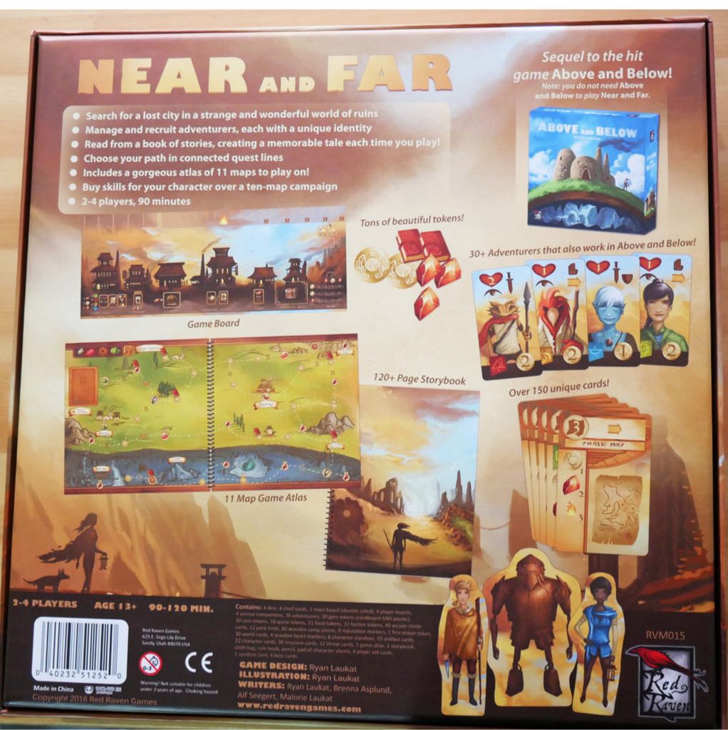 Near And Far  (2-4) board game collectible [Barcode 040232512520] - Main Image 2