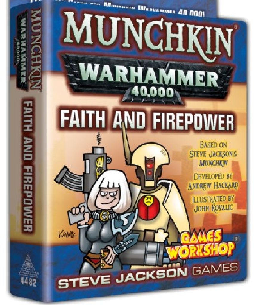 Munchkin Warhammer 40,000 Faith and Firepower  board game collectible [Barcode 080742099357] - Main Image 1
