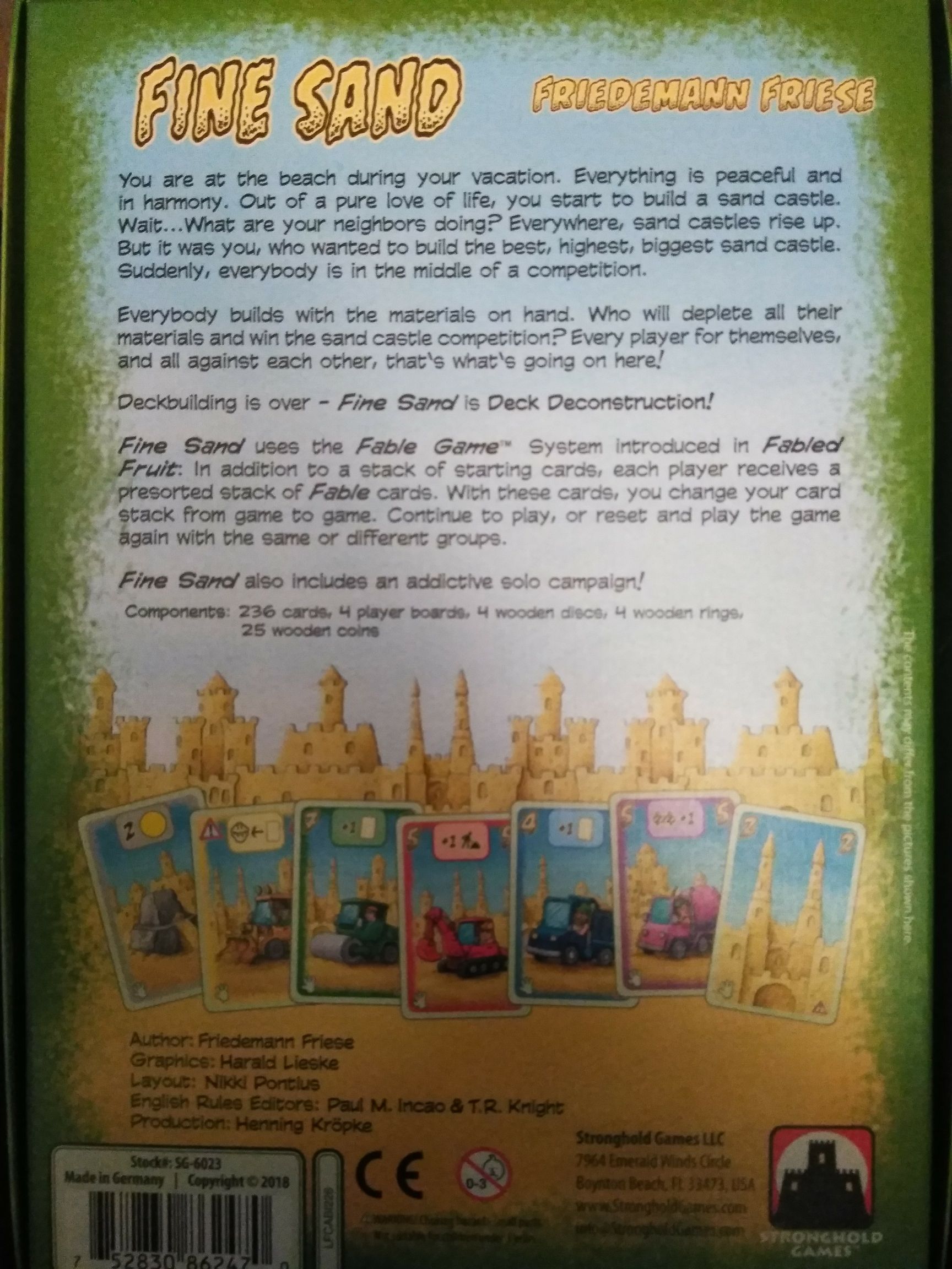 Fine Sand  (1-4) board game collectible [Barcode 752830862470] - Main Image 2