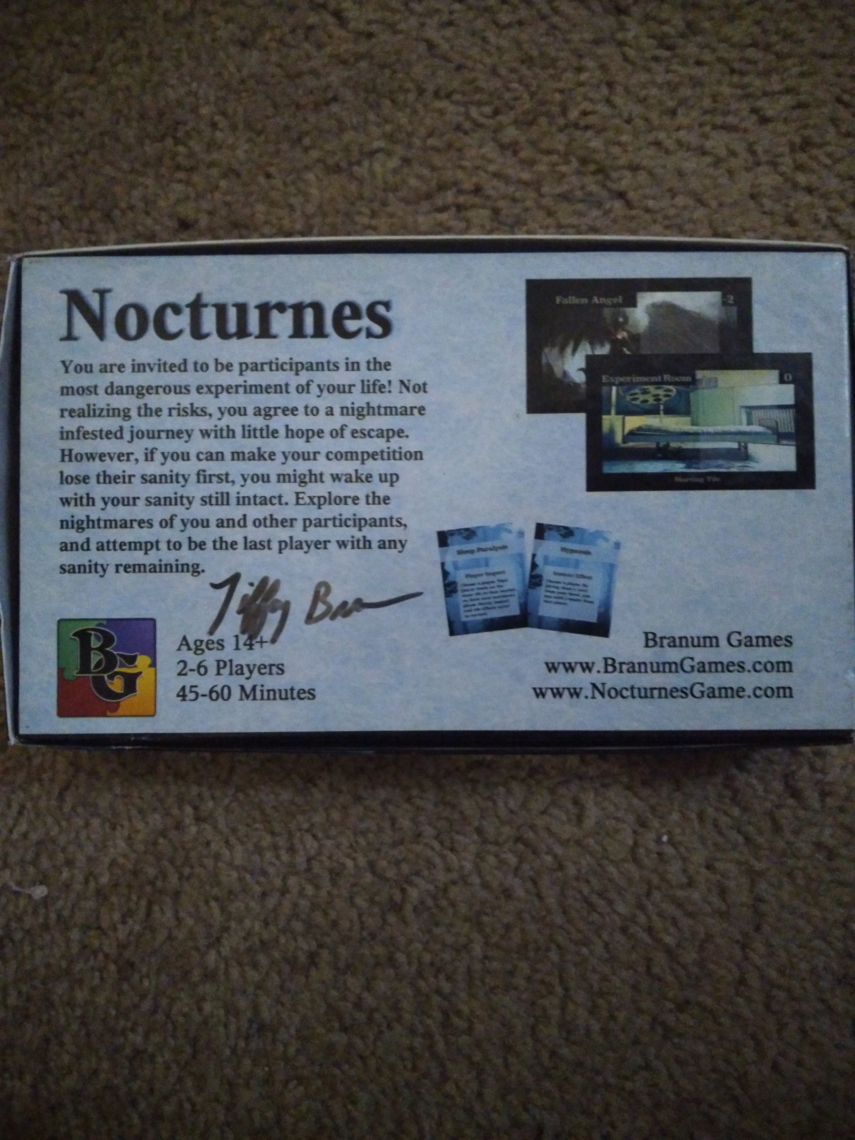 Nocturnes  board game collectible [Barcode 853423007022] - Main Image 2