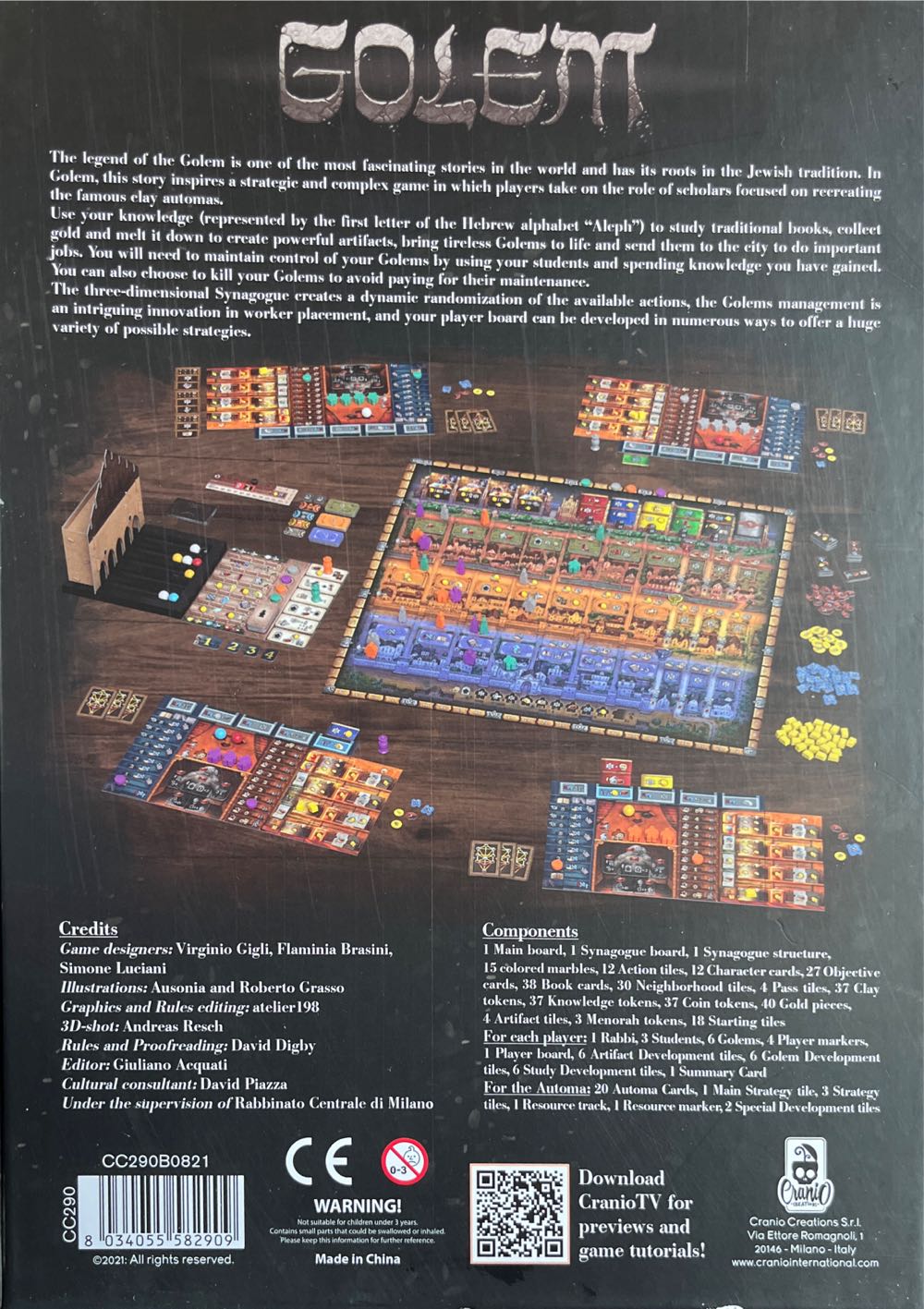 Golem  (1-4) board game collectible [Barcode 8034055582909] - Main Image 2