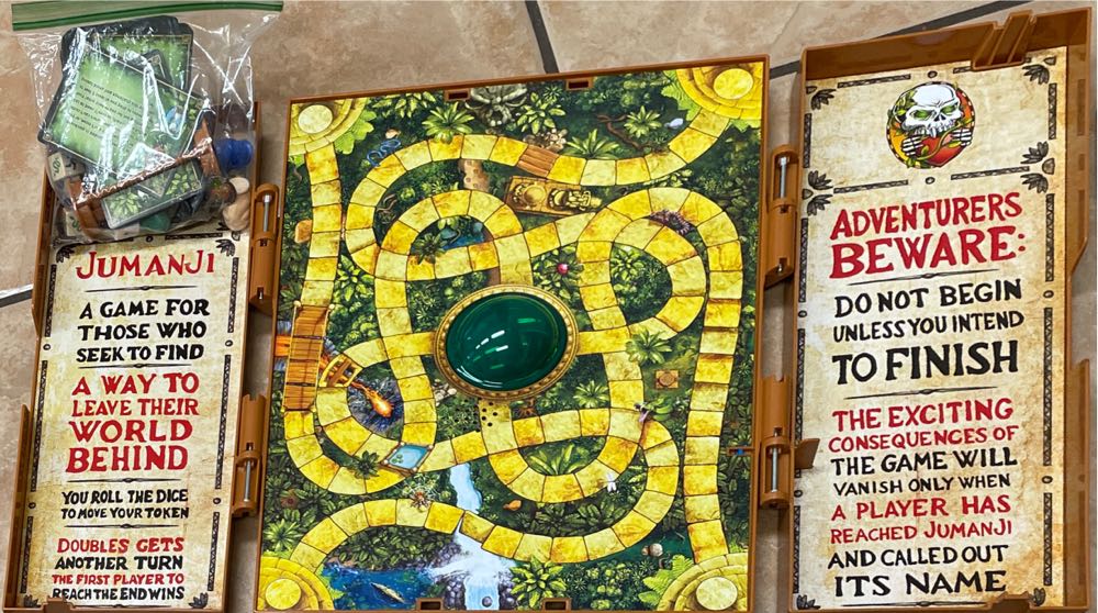 Jumanji Deluxe  (2-4) board game collectible - Main Image 2