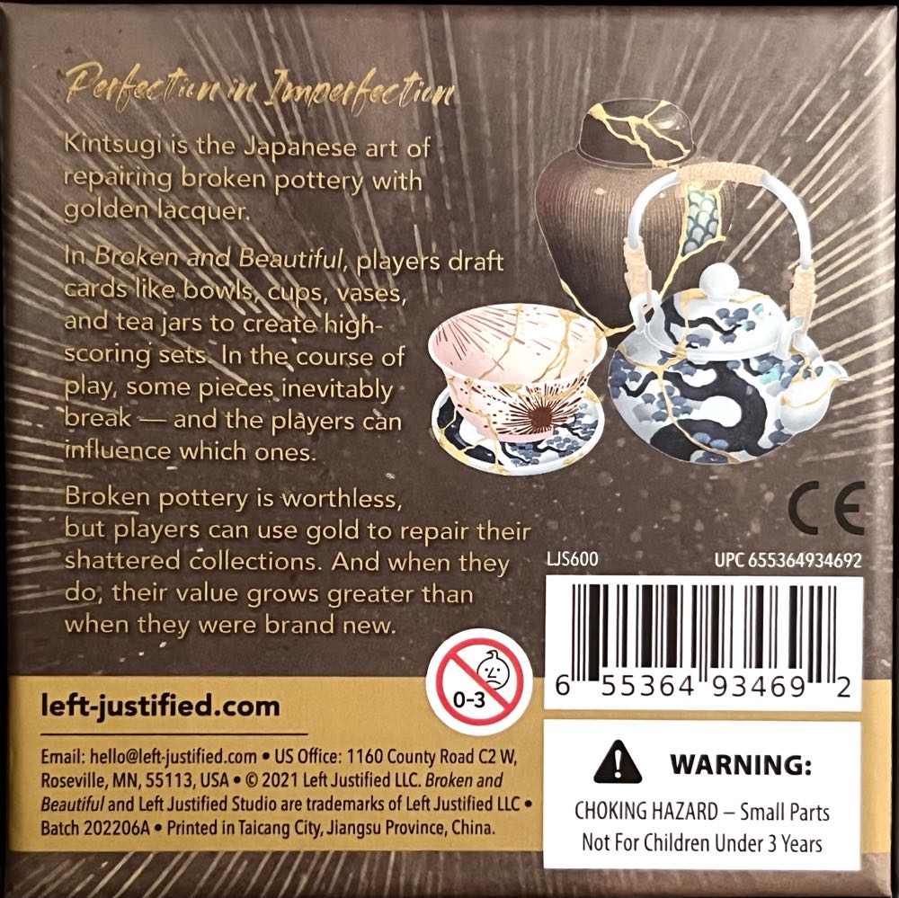 Broken and Beautiful  (2-4) board game collectible [Barcode 655364934692] - Main Image 2
