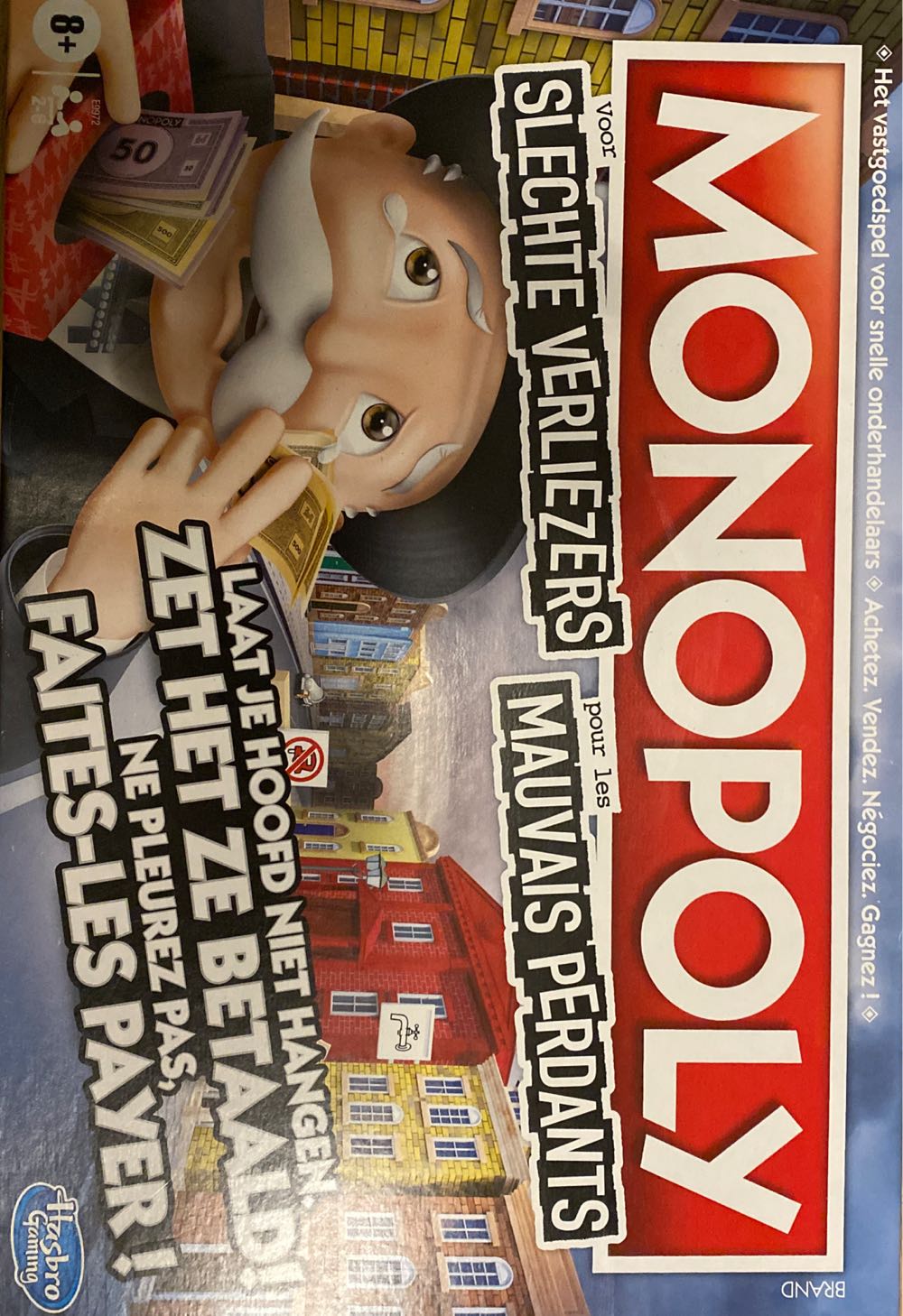Monopoly Voor Slechte Verliezers  board game collectible [Barcode 5010993728527] - Main Image 1