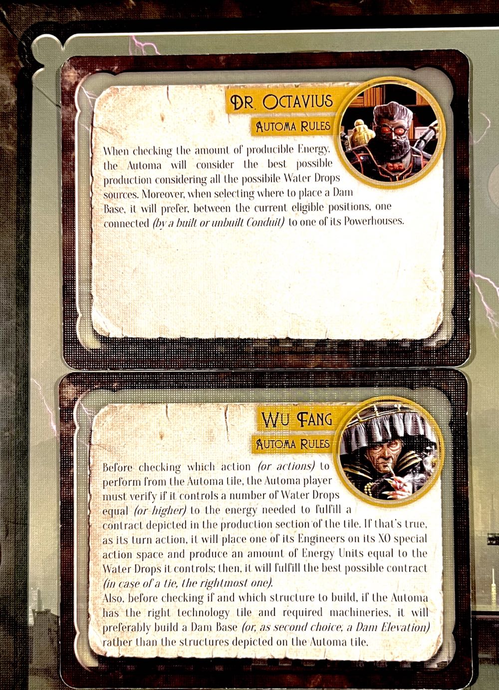 Barrage: Executive Officers Pack B  (1 - 5) board game collectible - Main Image 3