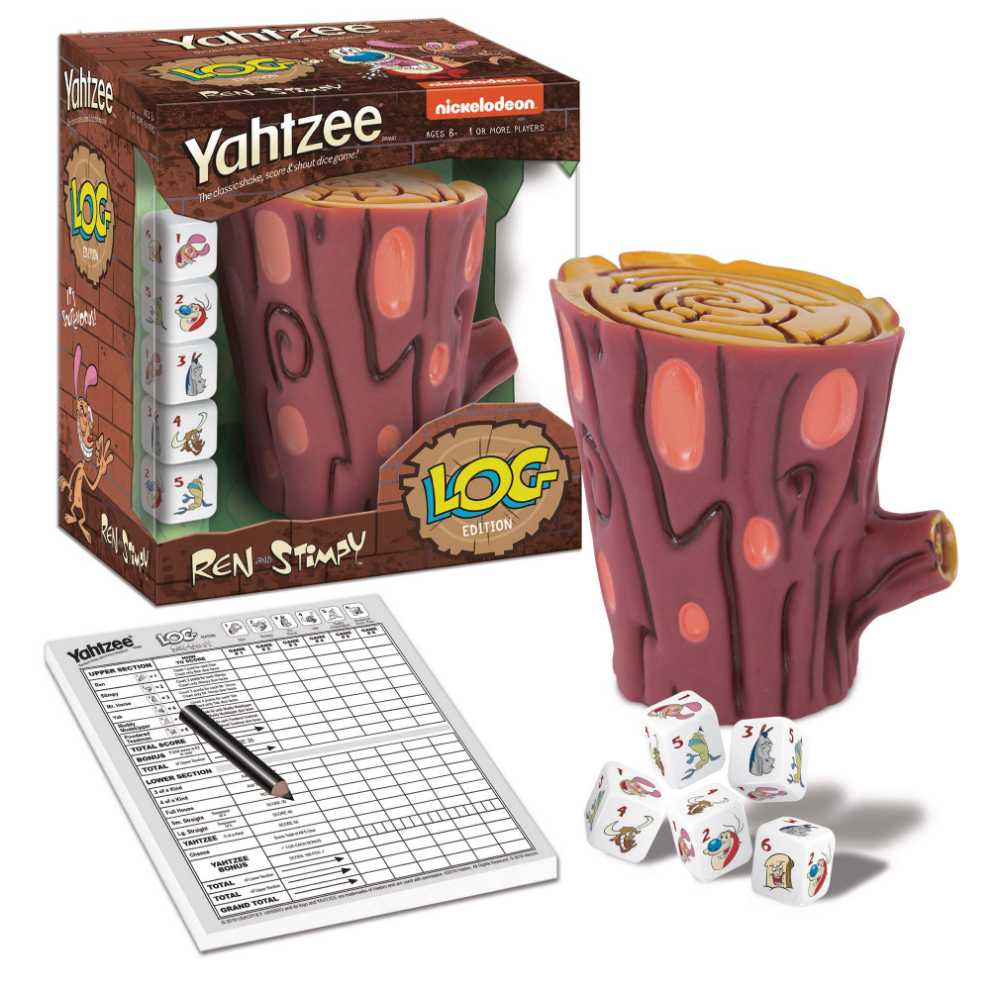 Yahtzee Ren And Stimpy Log Edition  board game collectible [Barcode 700304151902] - Main Image 2