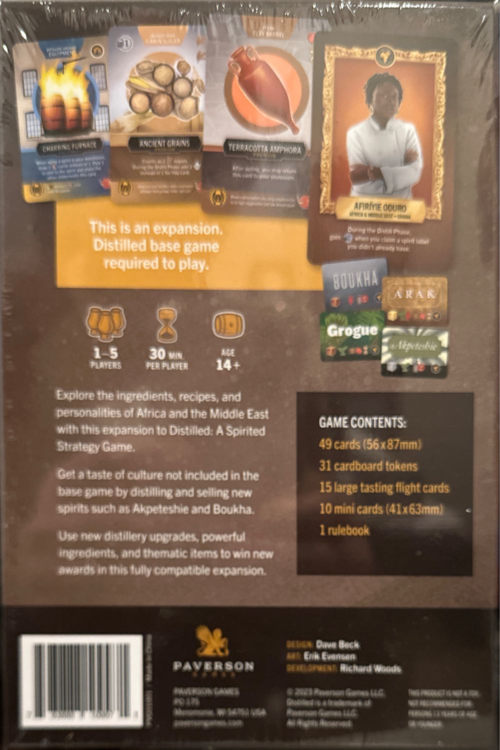 Distilled: Africa & Middle East  (1-5) board game collectible [Barcode 793888109971] - Main Image 2