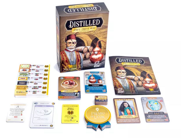 Distilled: Africa & Middle East  (1-5) board game collectible [Barcode 793888109971] - Main Image 3