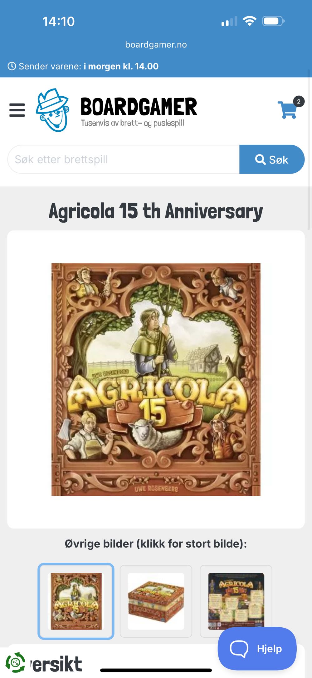 Agricola: 15th Anniversary Limited Edition  (1-4) board game collectible [Barcode 4260402316550] - Main Image 2