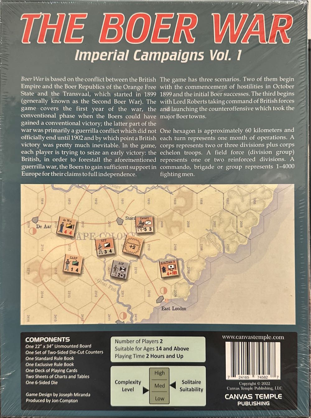 The Boer War  (2) board game collectible [Barcode 724165745827] - Main Image 2