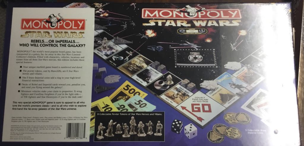 Star Wars Limited Monopoly  board game collectible - Main Image 2