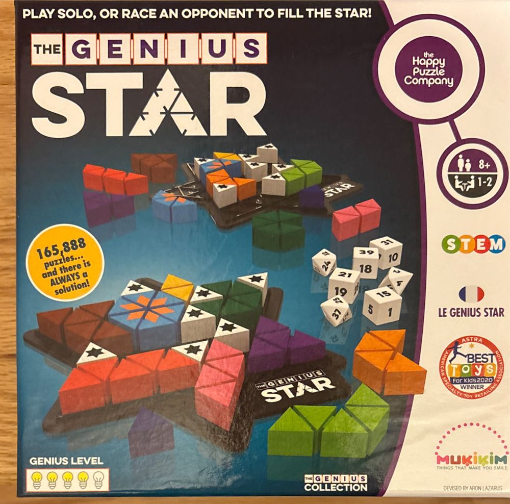 The Genius Star  (1-2) board game collectible [Barcode 716053036186] - Main Image 2