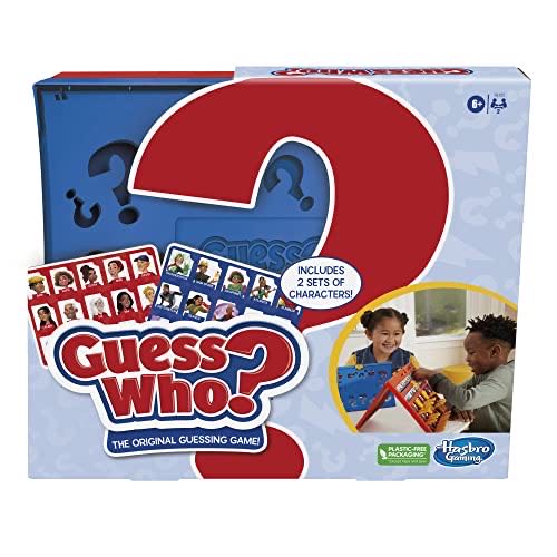 Guess Who? Original Easy To Load Frame Double-sided Character Sheet 2 Player Board Games For Kids Guessing Games For Families Ages 6 And Up  board game collectible [Barcode 195166190266] - Main Image 1