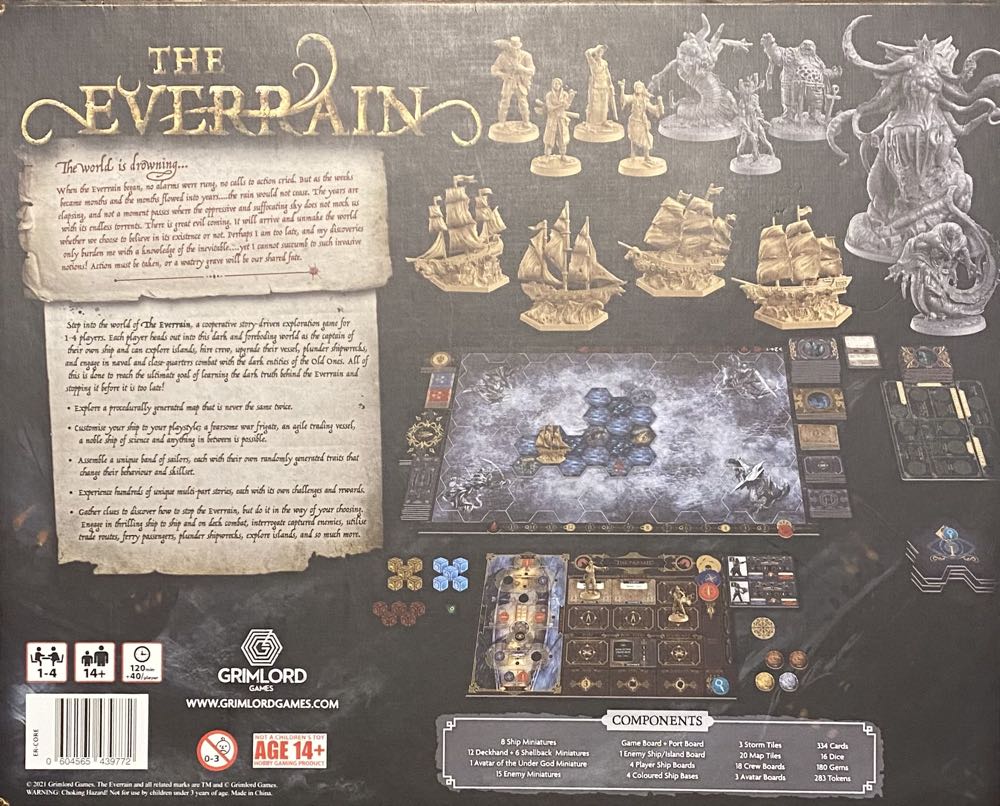 Everrain, The  (1-4) board game collectible [Barcode 604565439772] - Main Image 2