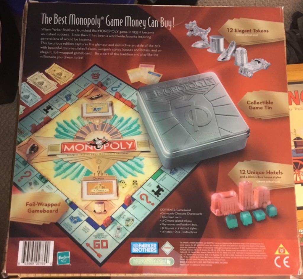 70th Anniversary Monopoly  (2-8) board game collectible - Main Image 2